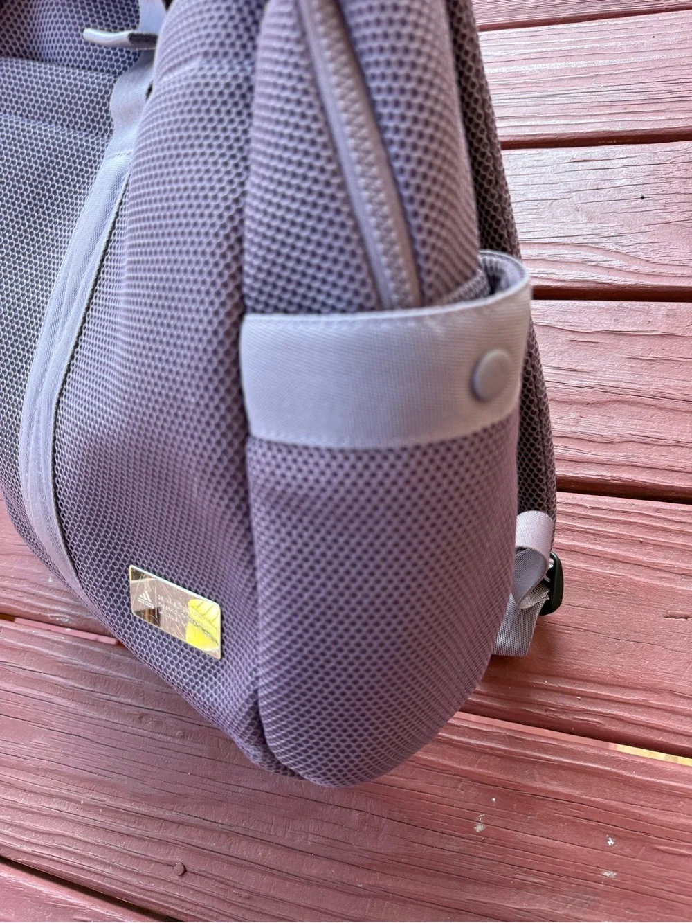 adidas Purple Mesh Compact Backpack - Picture 5 of 8